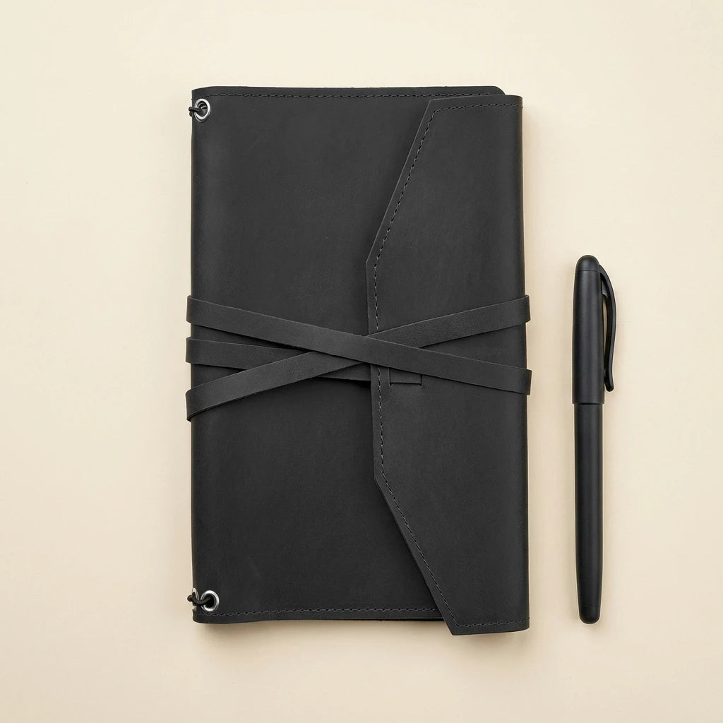 Engraved Leather Notebook
