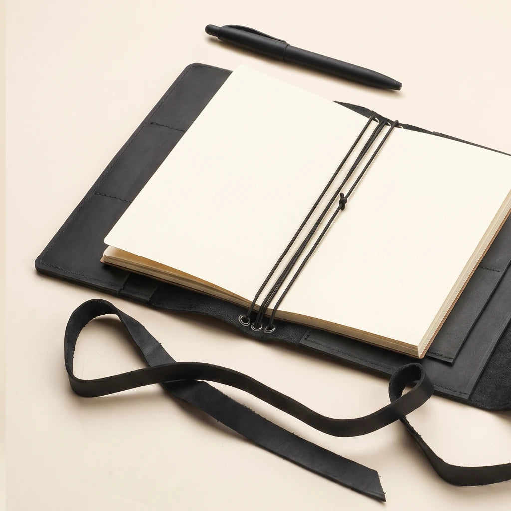 Black Notebook Holder