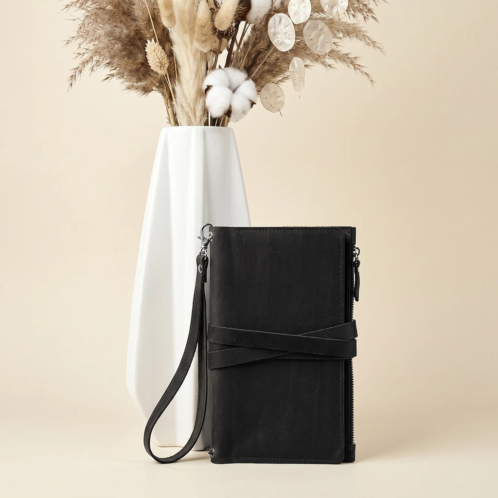 Black Refillable Notebook