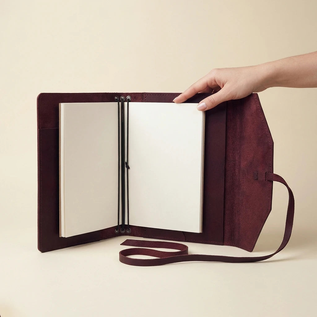 Notebook Cover with Paper