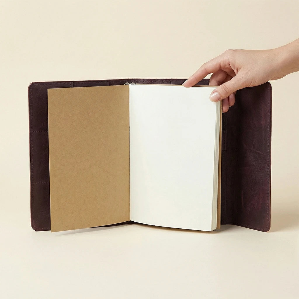 Leather Notebook Case A4