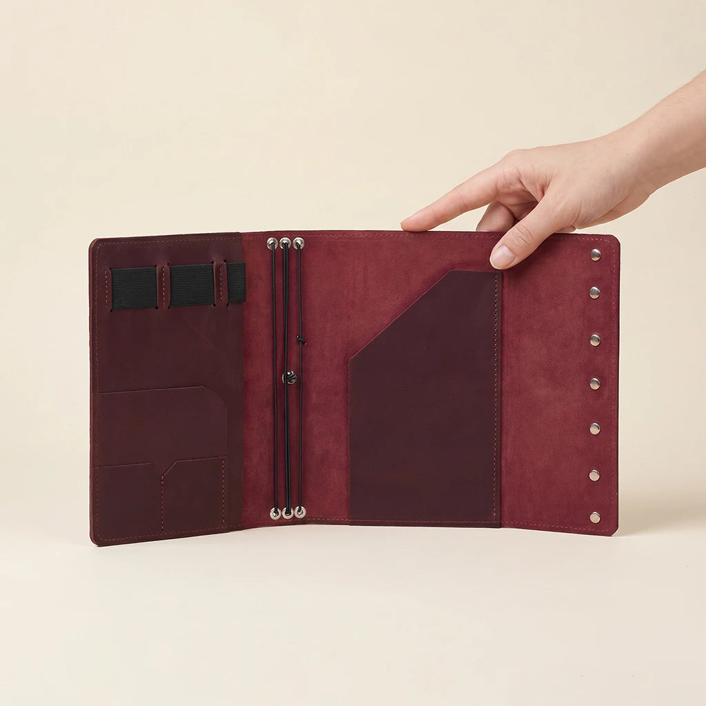 Leather Planner Cover