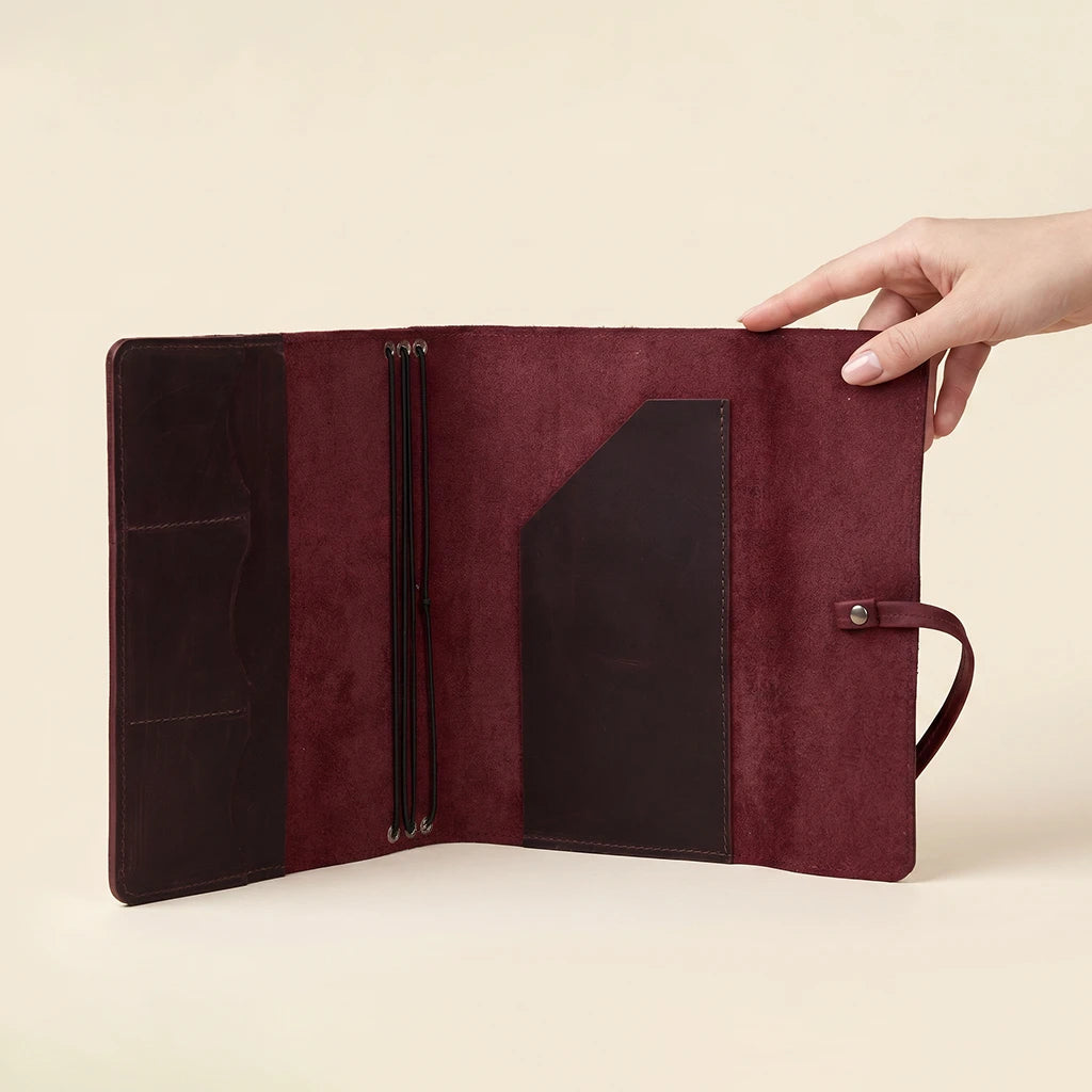 A4 Notebook Leather Case