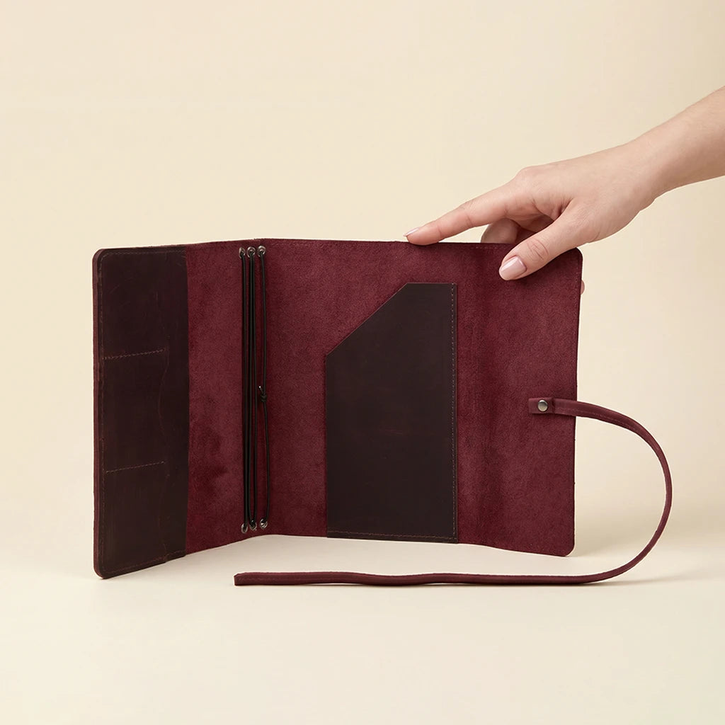 A5 Leather Notebook Holder