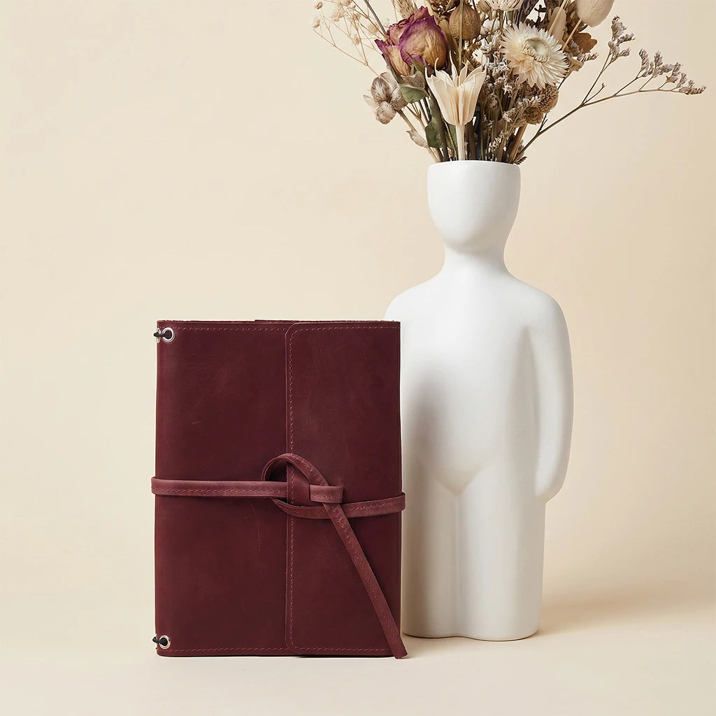 Pocket Size Leather Notebook