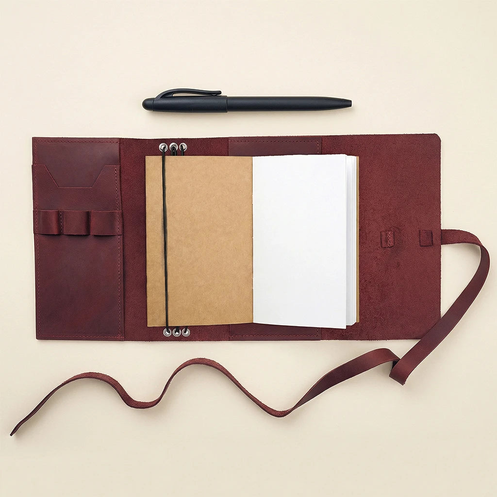 Notebook Cover with Pen Holder
