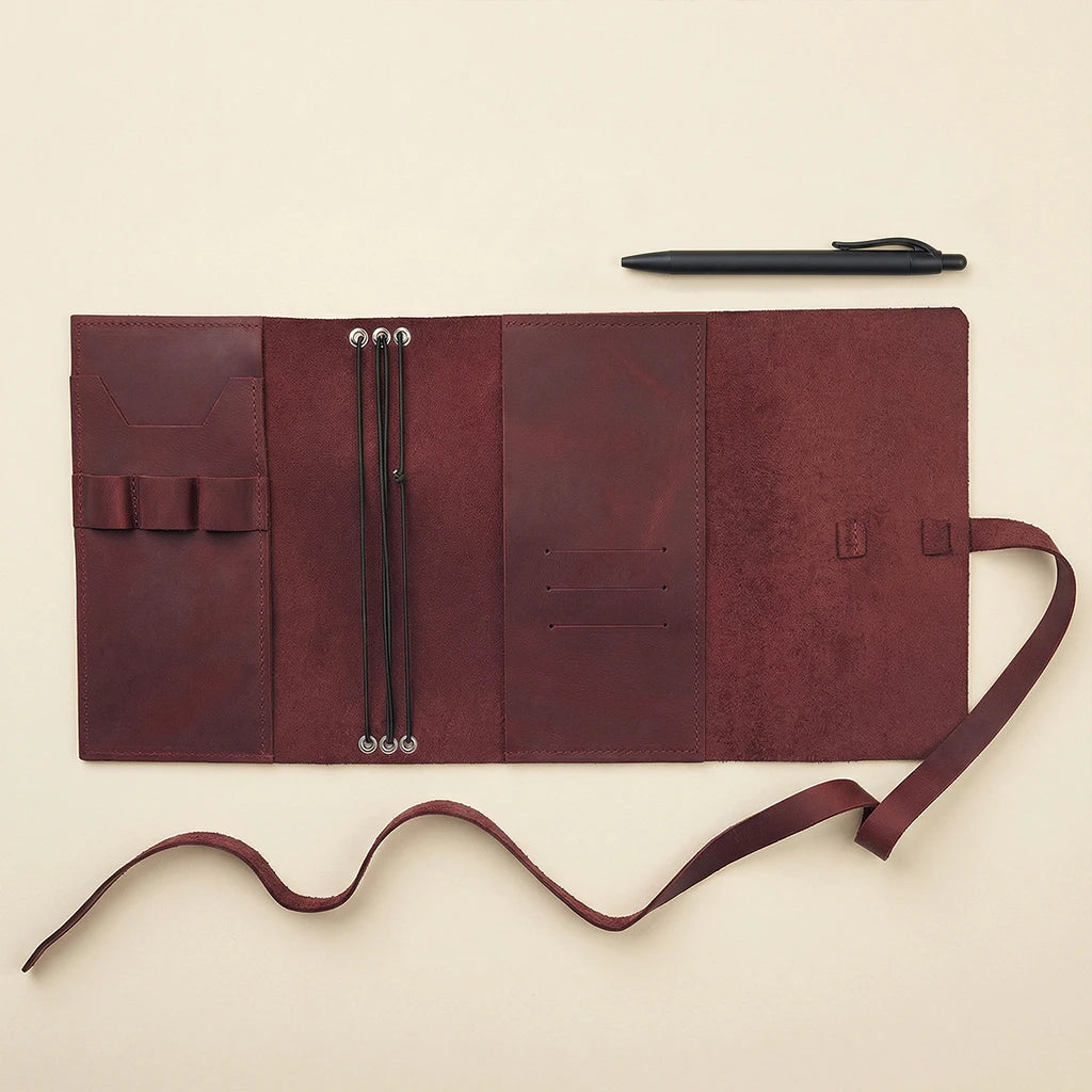 Refillable Leather Journal