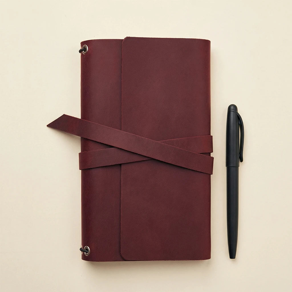 Refillable Leather Notebook