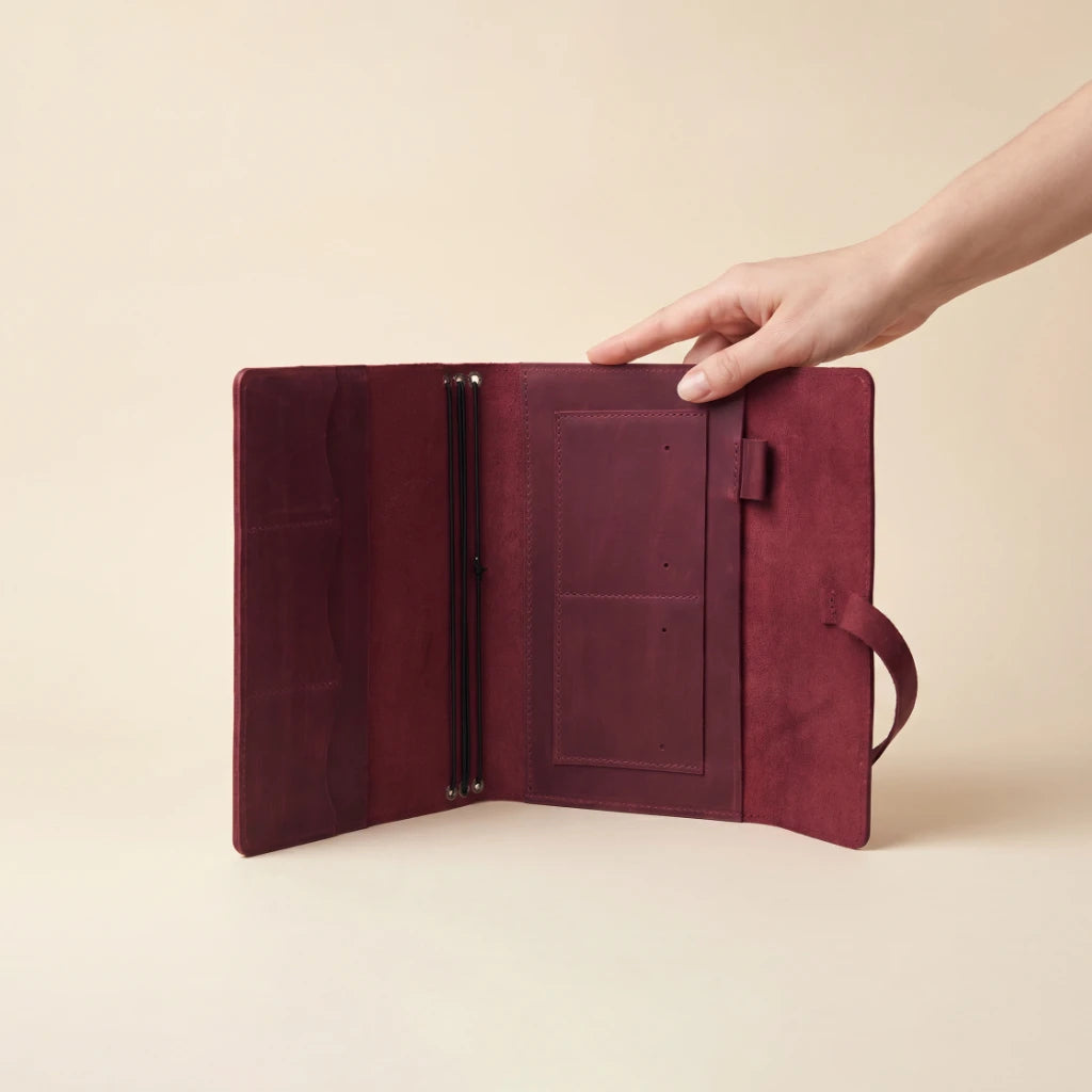 Notebook Cover with Pockets
