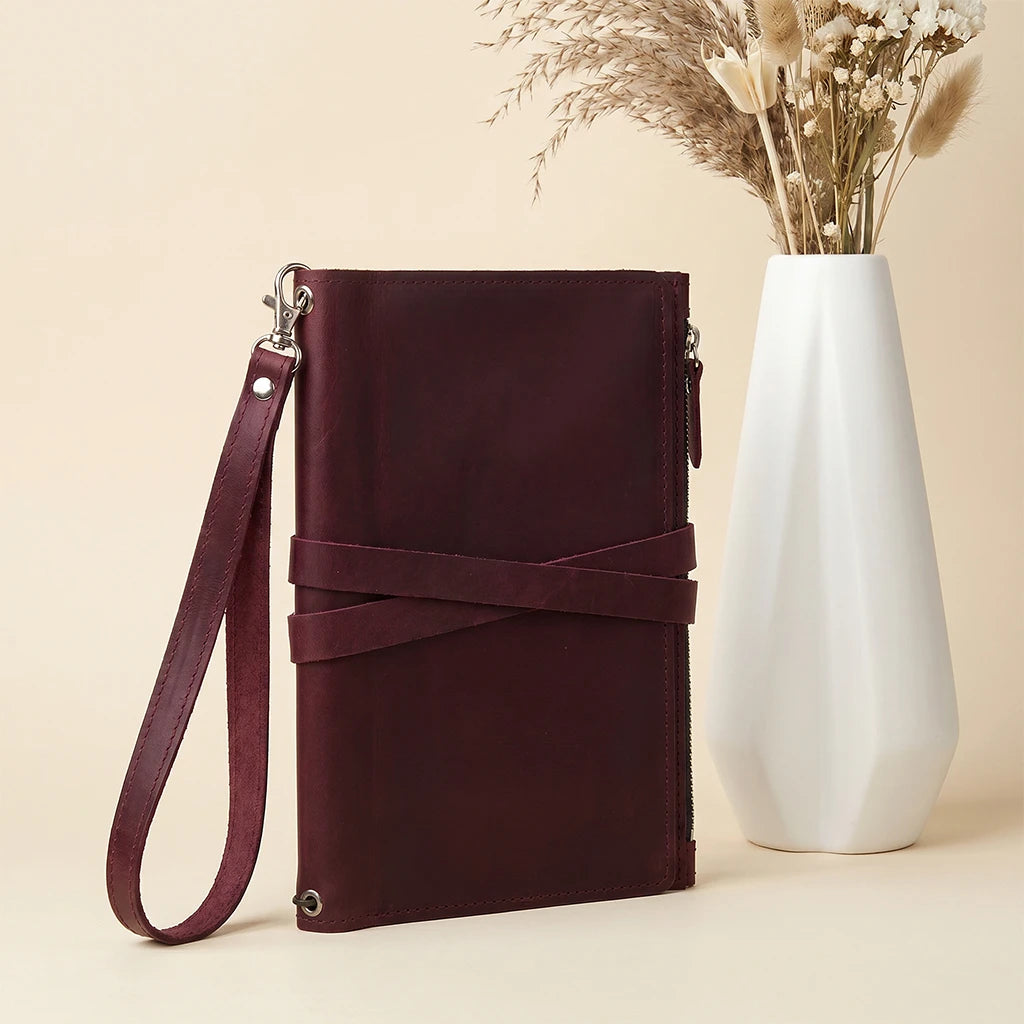 A6 Leather Notebook Case