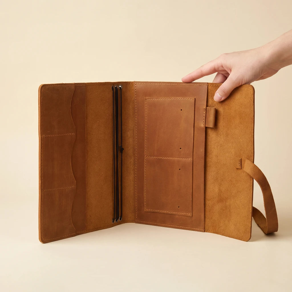 A4 Leather Notebook Holder