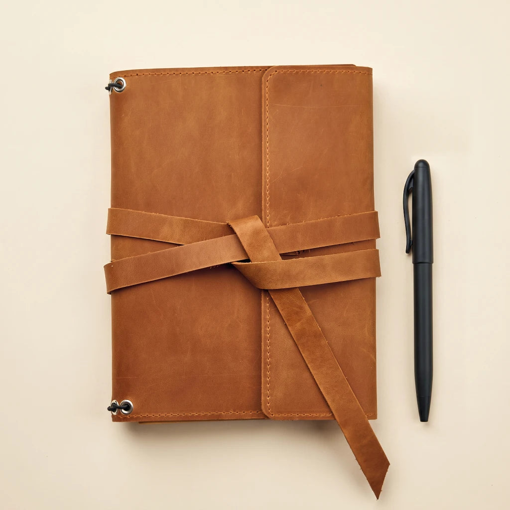 Personalized Leather Notebook