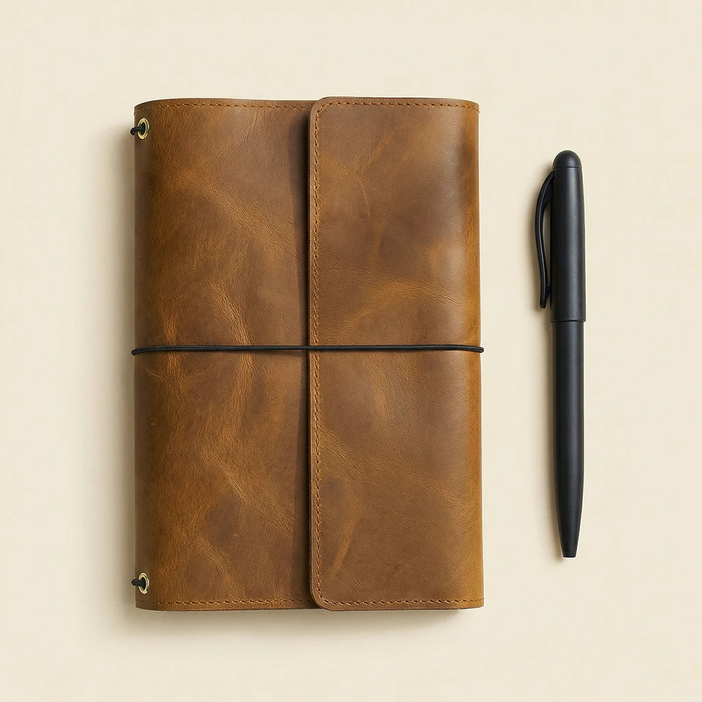 Journal Cover with Pockets