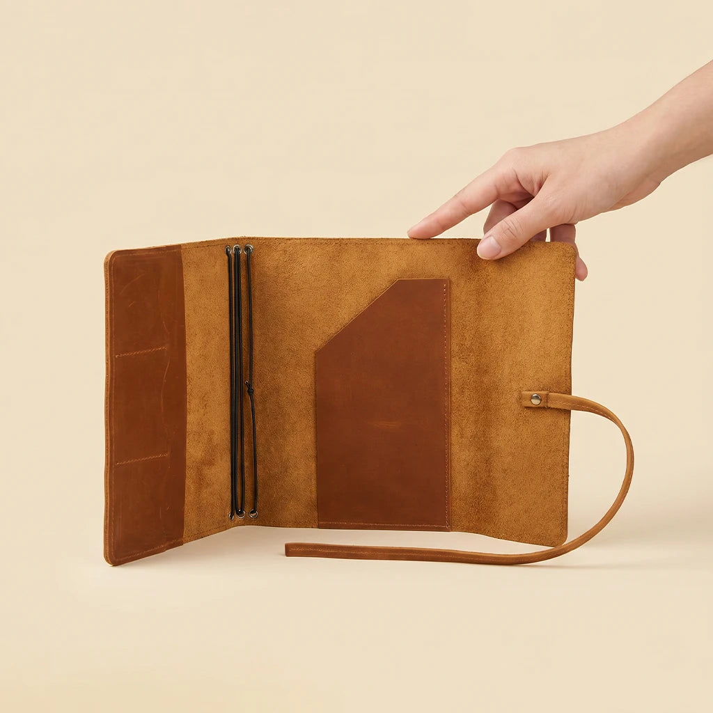 Journal Cover with Card Slots