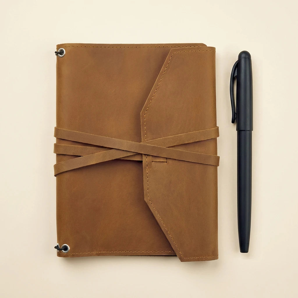 Wrapped Leather Journal