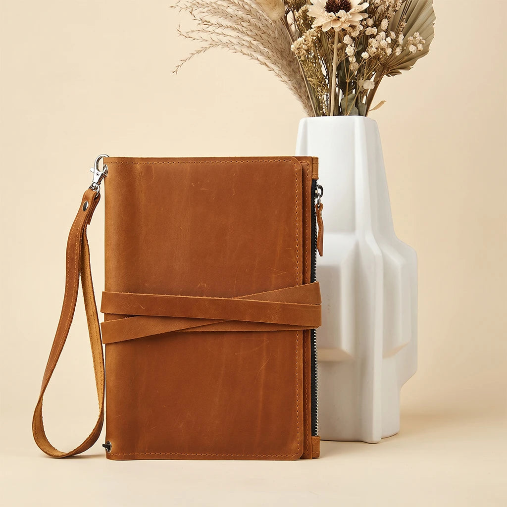 A4 Notebook with Zipper Pocket