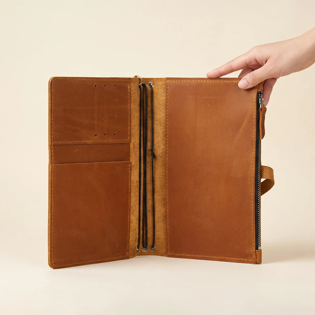 A4 Notebook Holder Leather