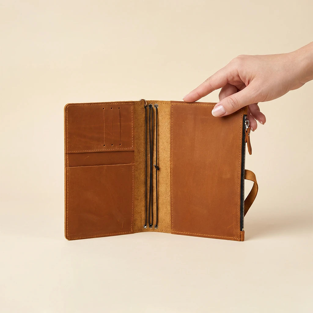 Notebook Cover with Elastic Bands