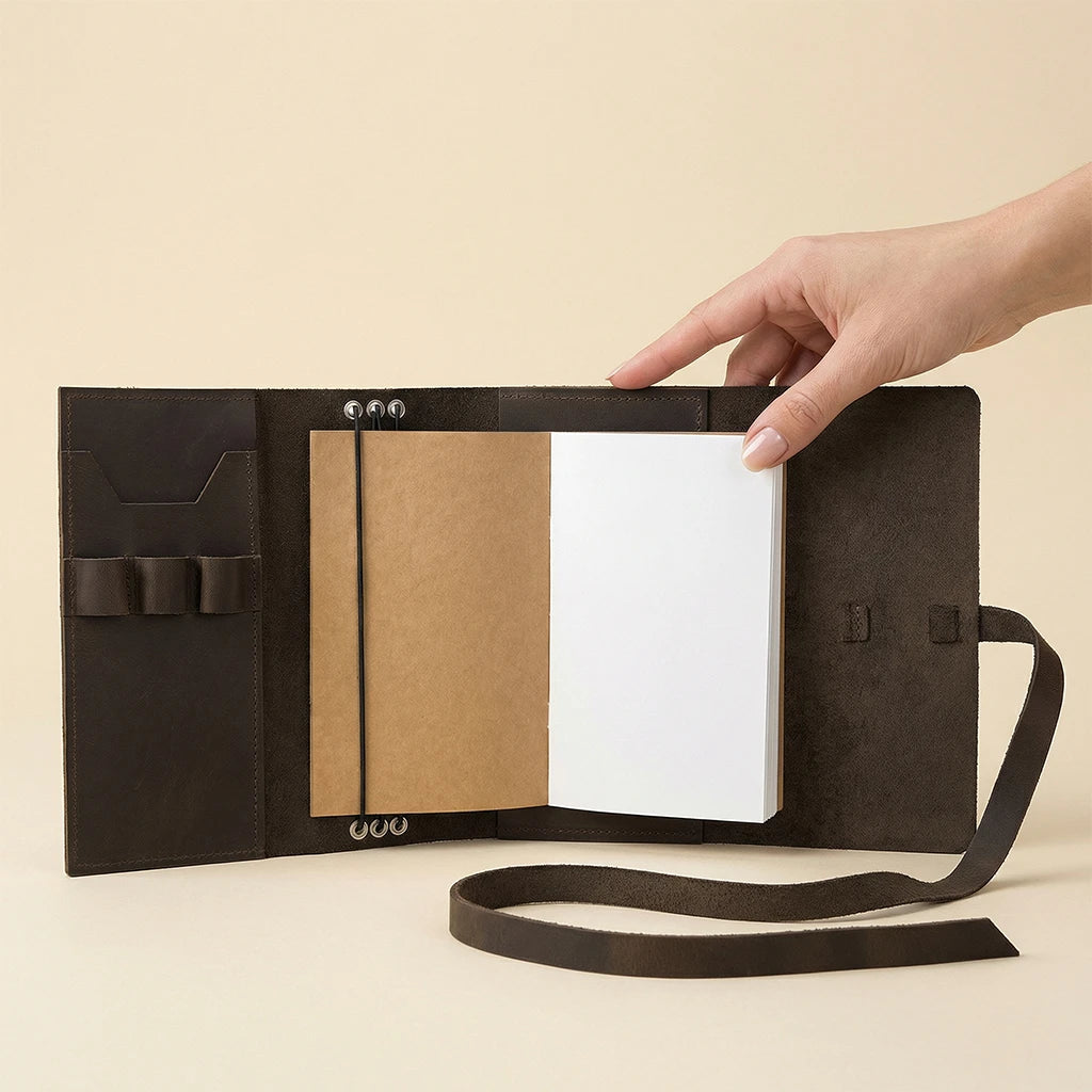 A6 Travel Journal Cover