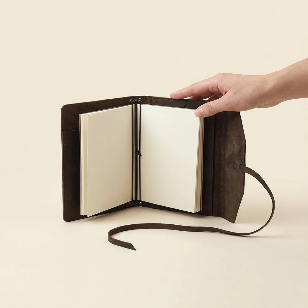 Brown Refillable Notebook