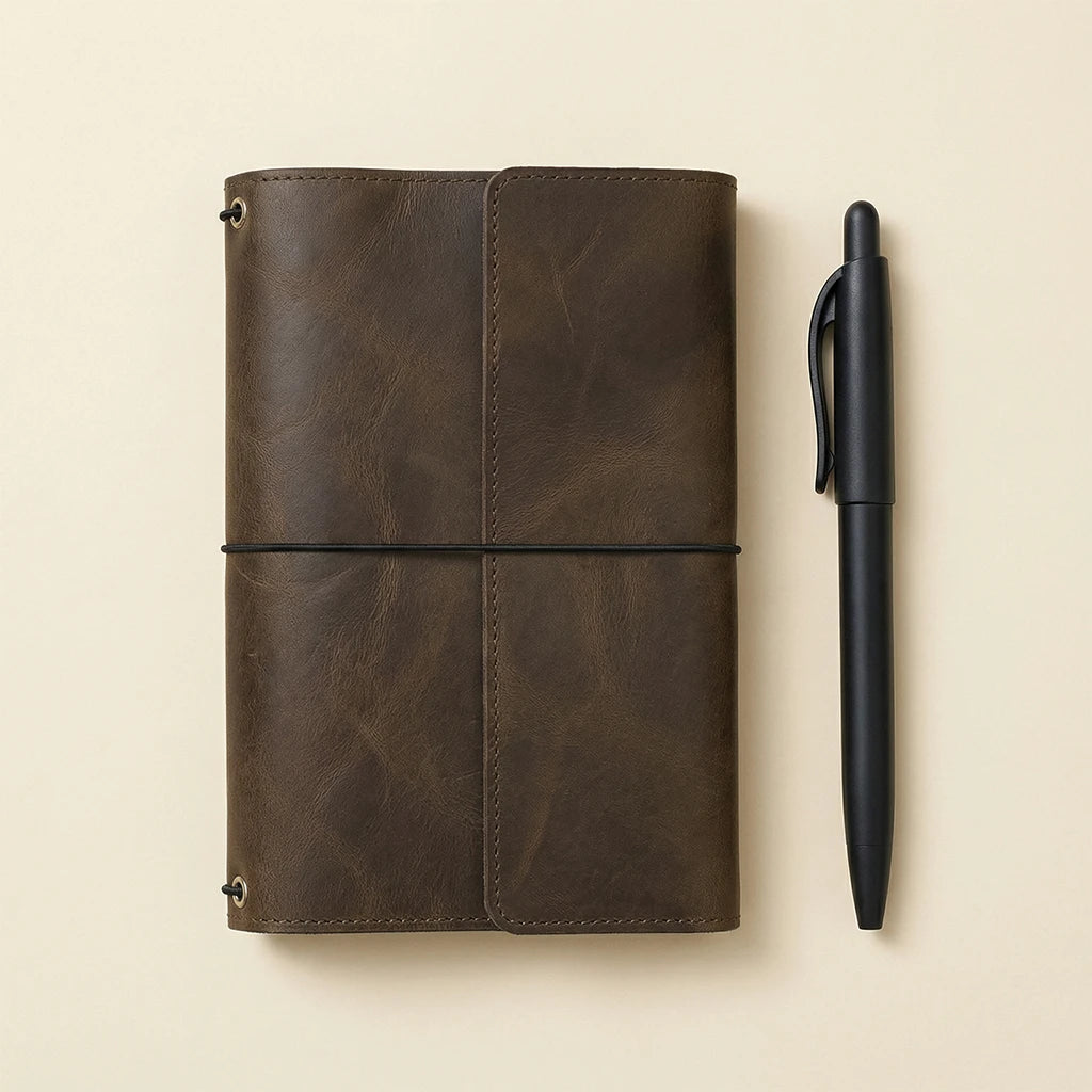 Refillable Leather Notebook