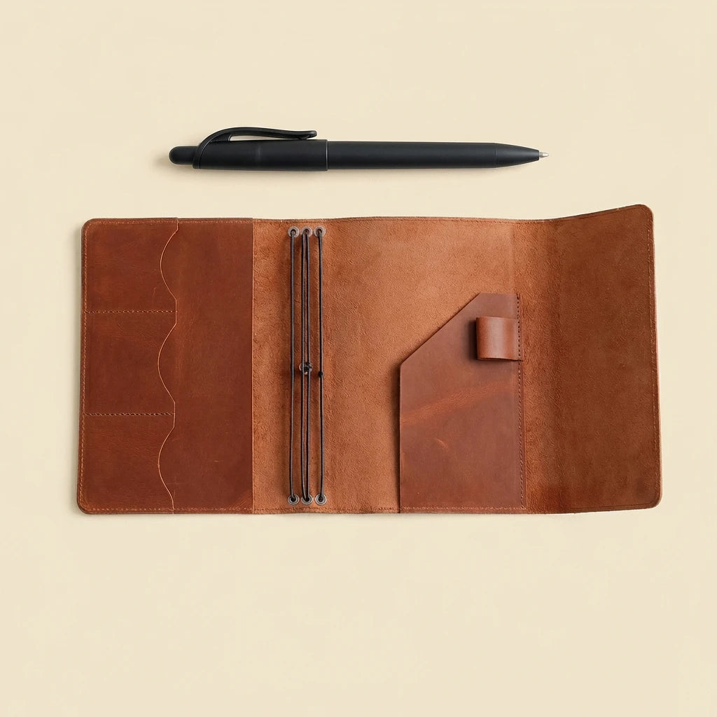 A5 Leather Notebook Cover
