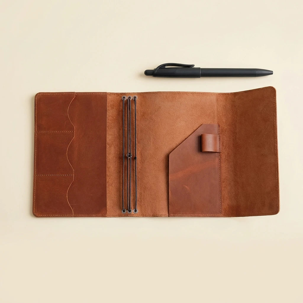 Personalized Leather Notebook