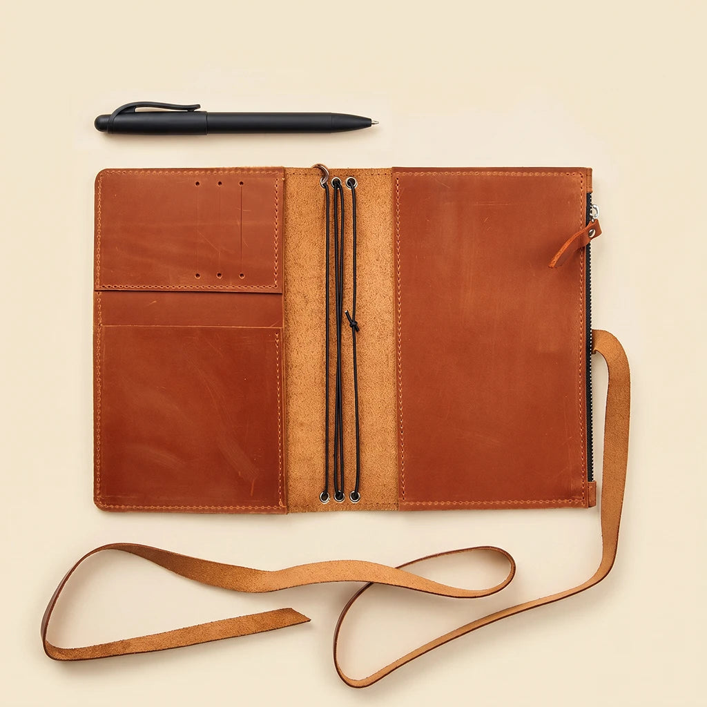 A6 Leather Journal Cover