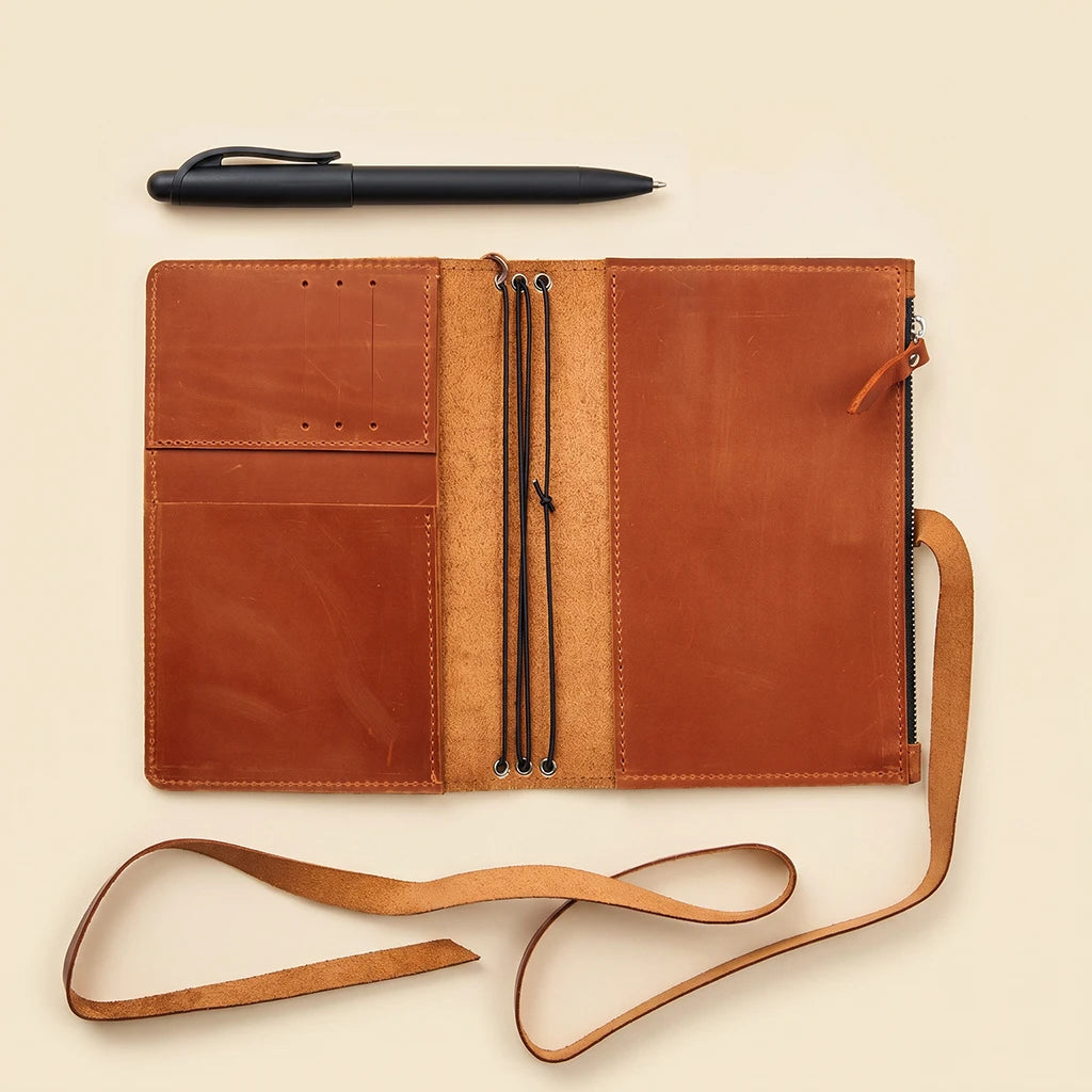 Journal Cover with Wrist Strap