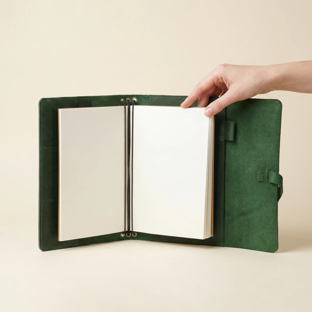 A4 Notebook Cover Green