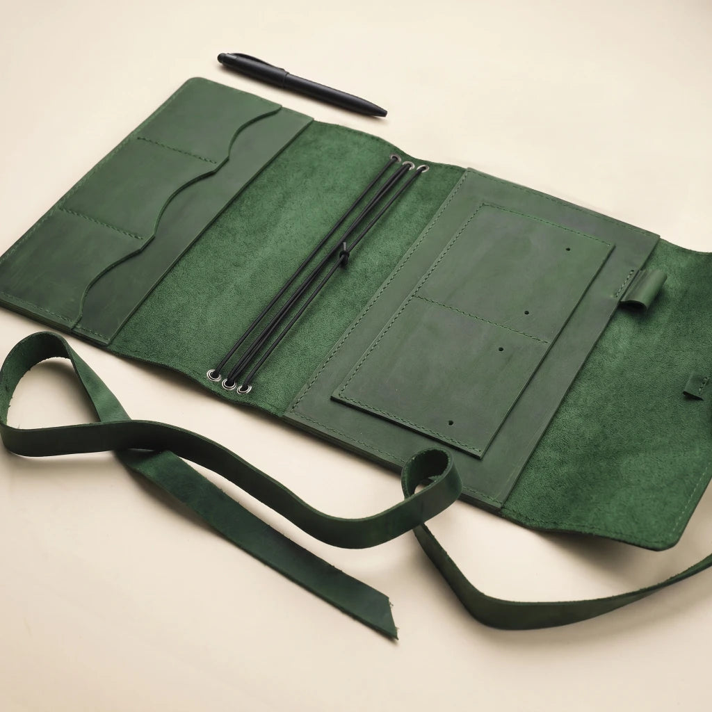 Custom Journal Cover Green