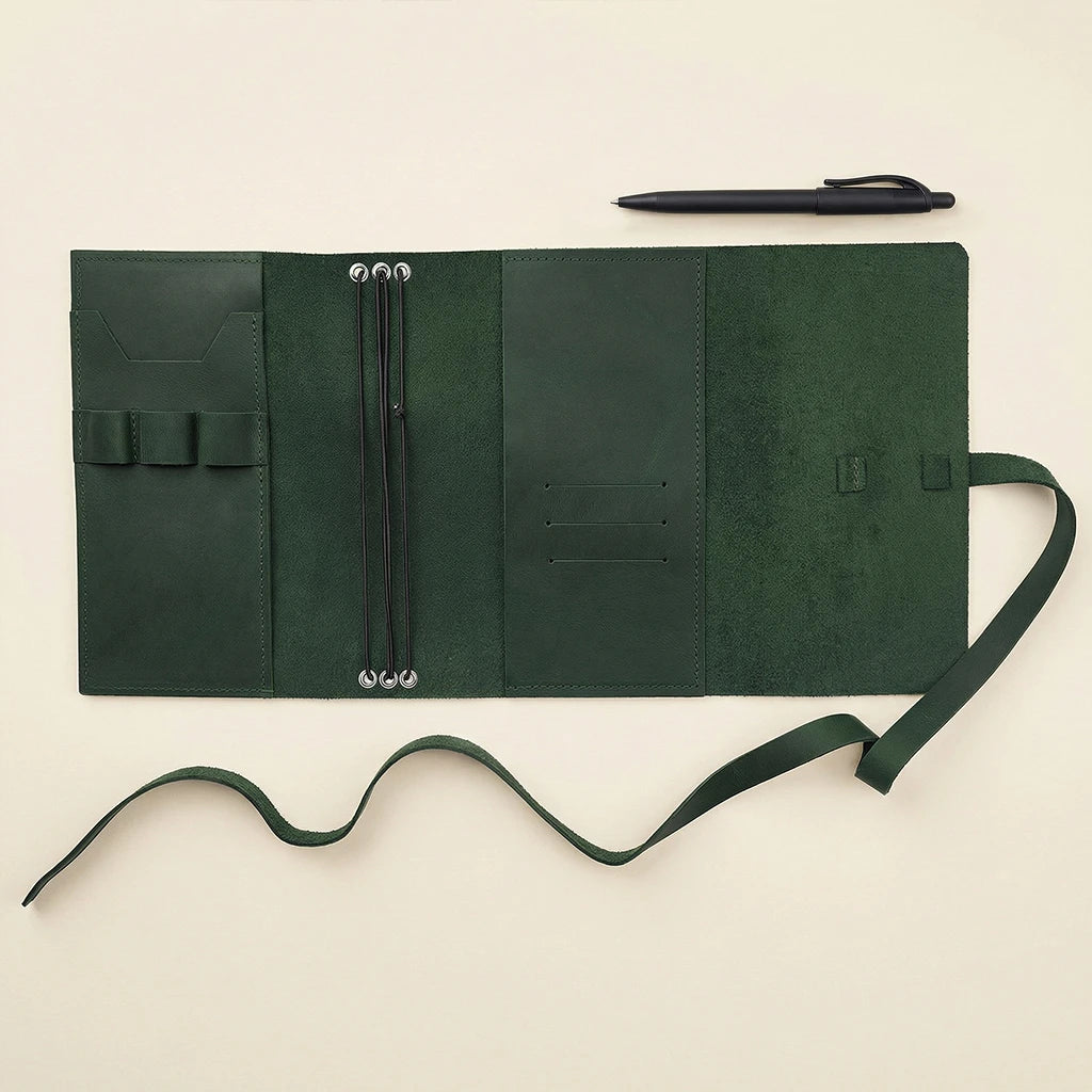 A5 Leather Notebook Case