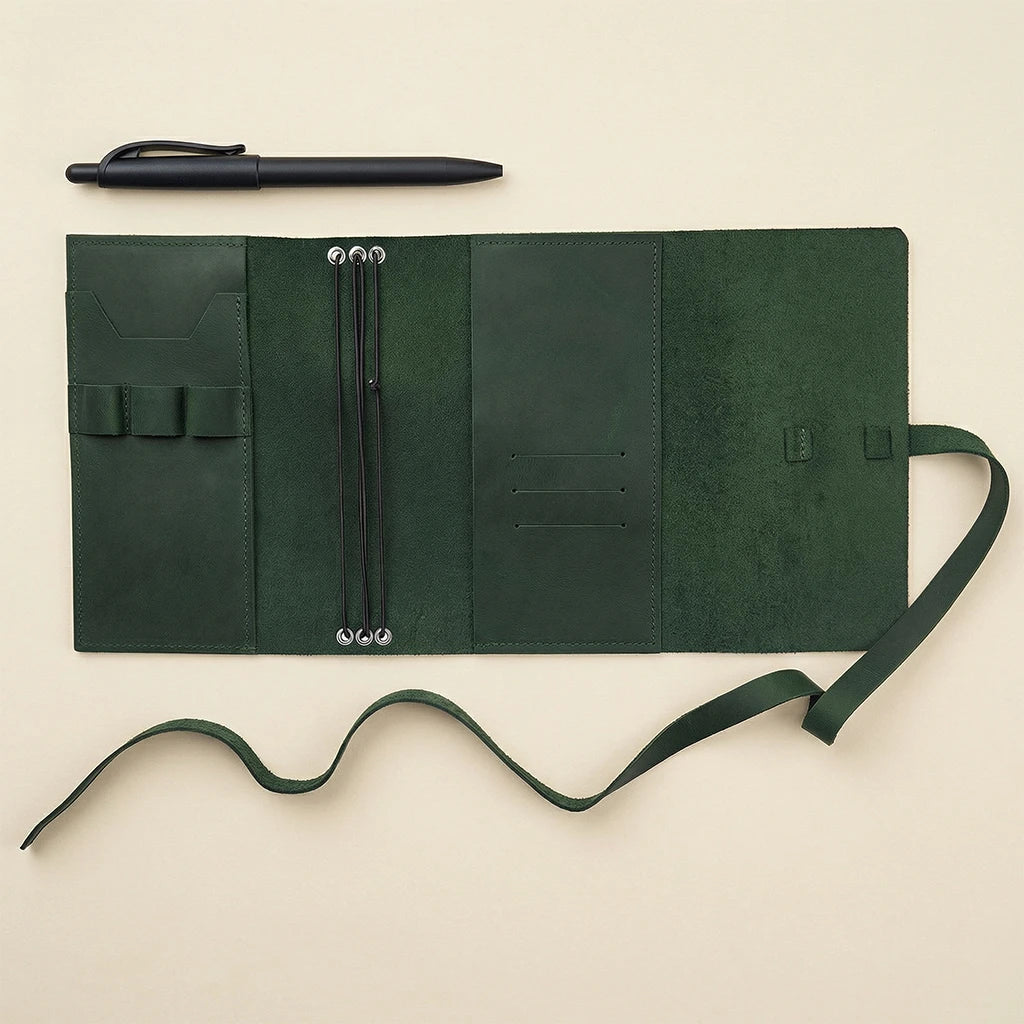 Green Notebook Cover A6