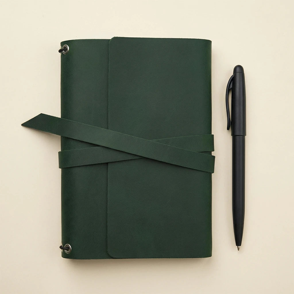 A6 Leather Planner Cover