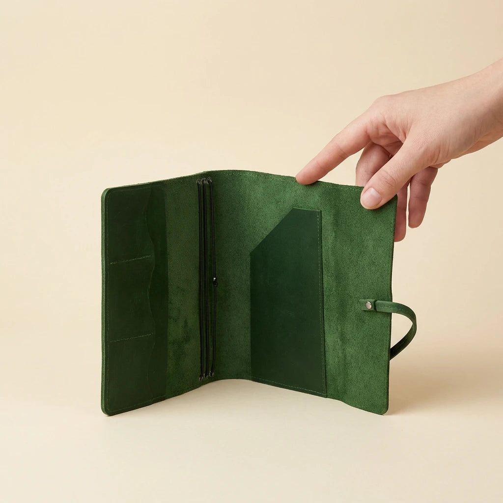 Green Notebook Case