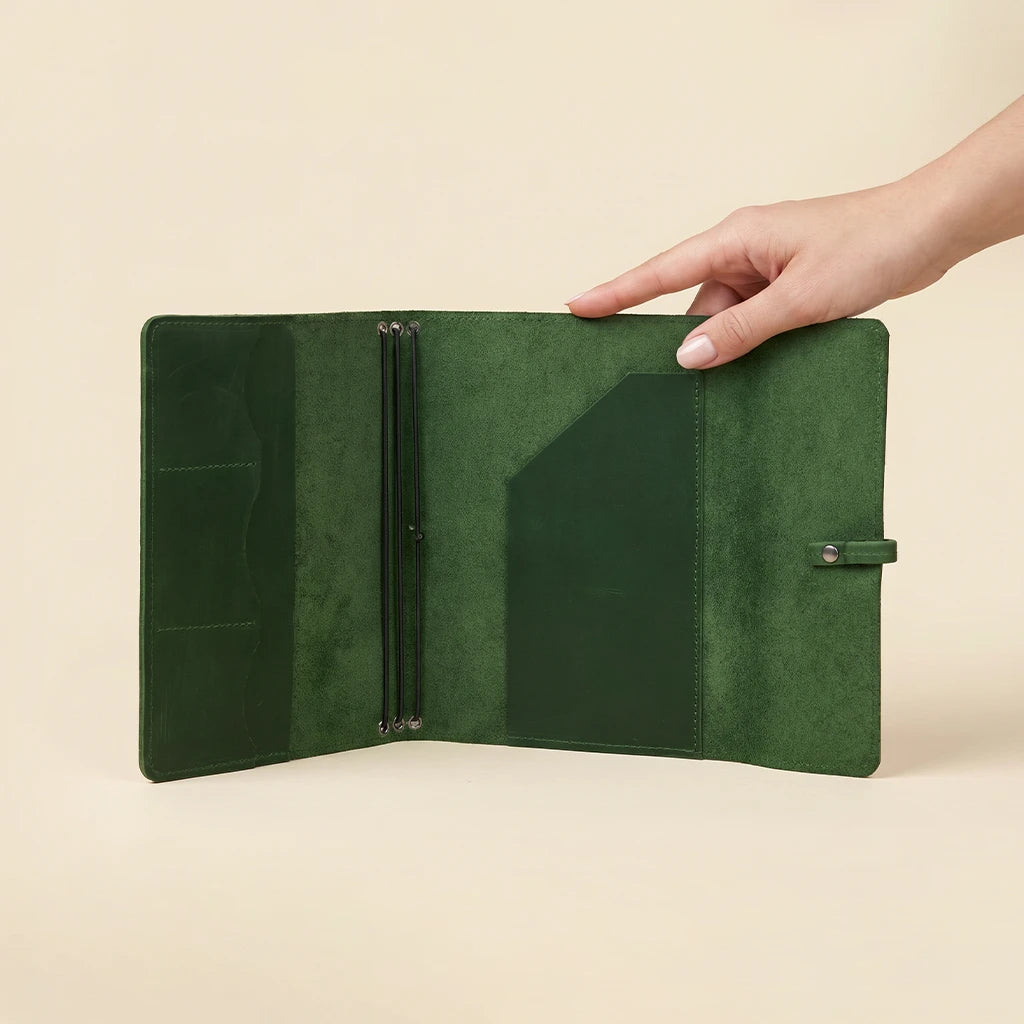Regular Size Leather Notebook