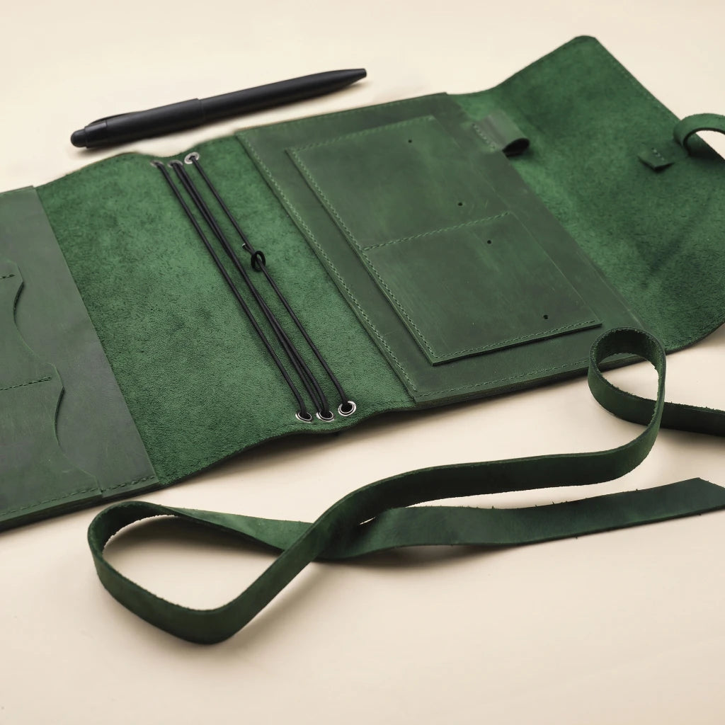 Green Leather Notebook