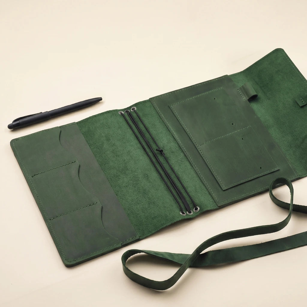 Green Leather Journal