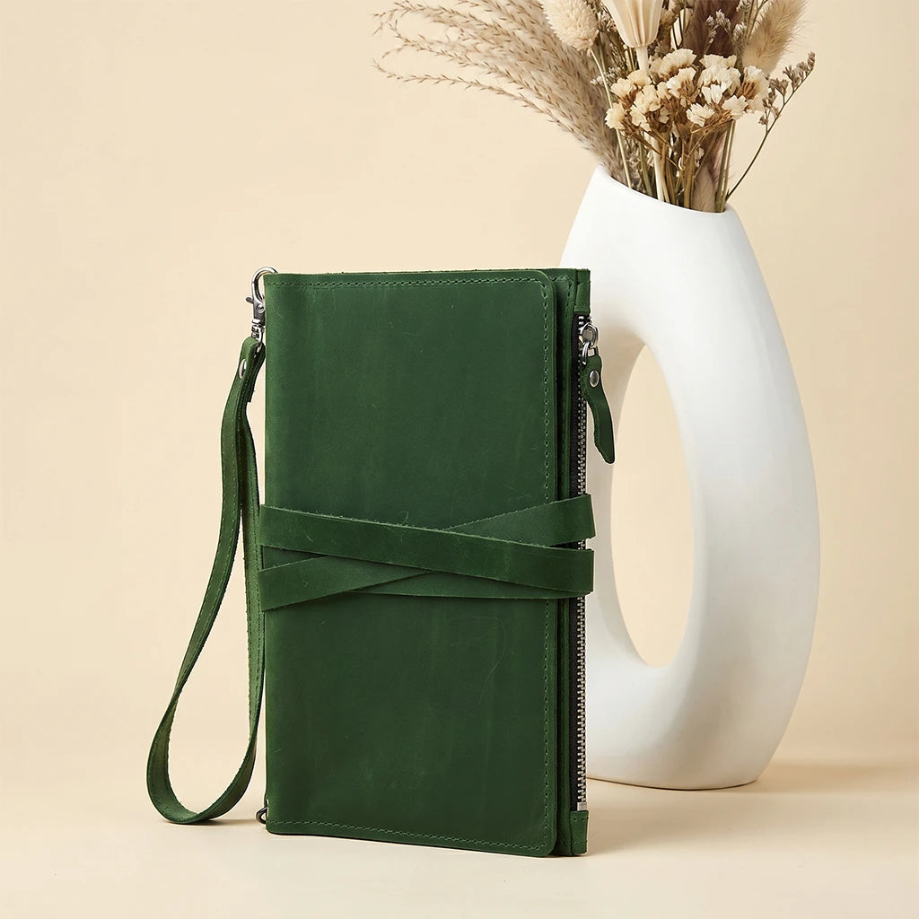 Engraved Leather Notebook