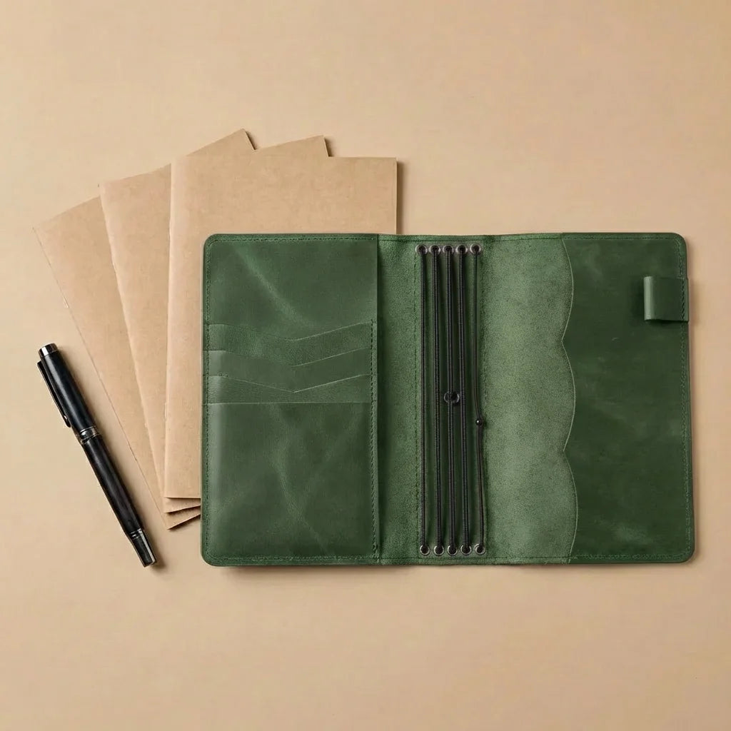 forest green_traveler_s_notebook_